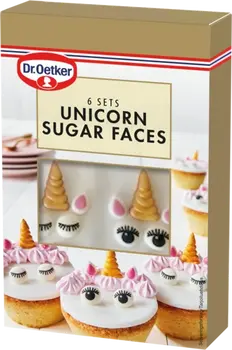 Dr. Oetker Unicorn sugar faces
