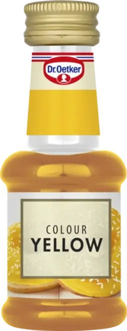 Dr. Oetker Gul hushållsfärg