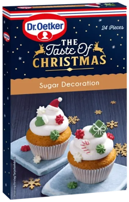Dr. Oetker Christmas Sugar Decoration