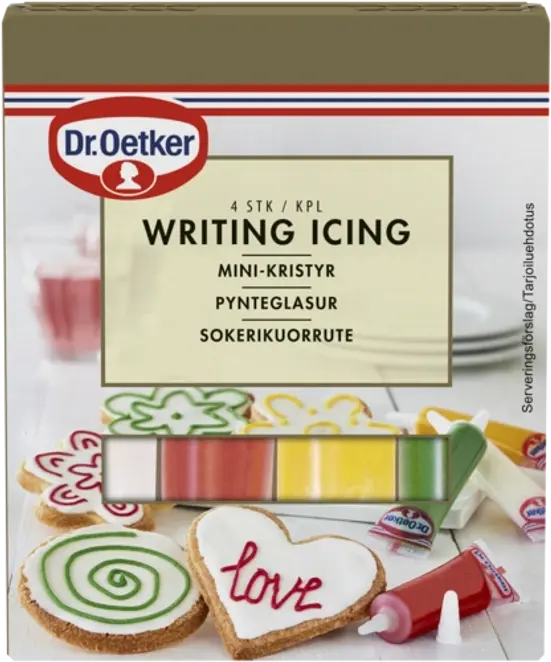 Dr. Oetker Writing icing minikristyr