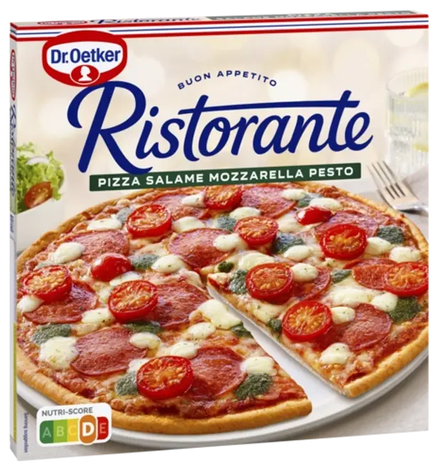 Dr. Oetker Ristorante Pizza Salame Mozzarella Pesto