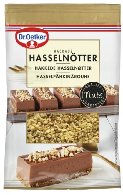 Dr. Oetker Hasselnötter hackade