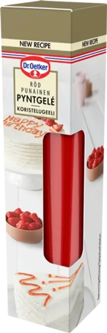 Dr. Oetker Pyntgelé röd, 50g