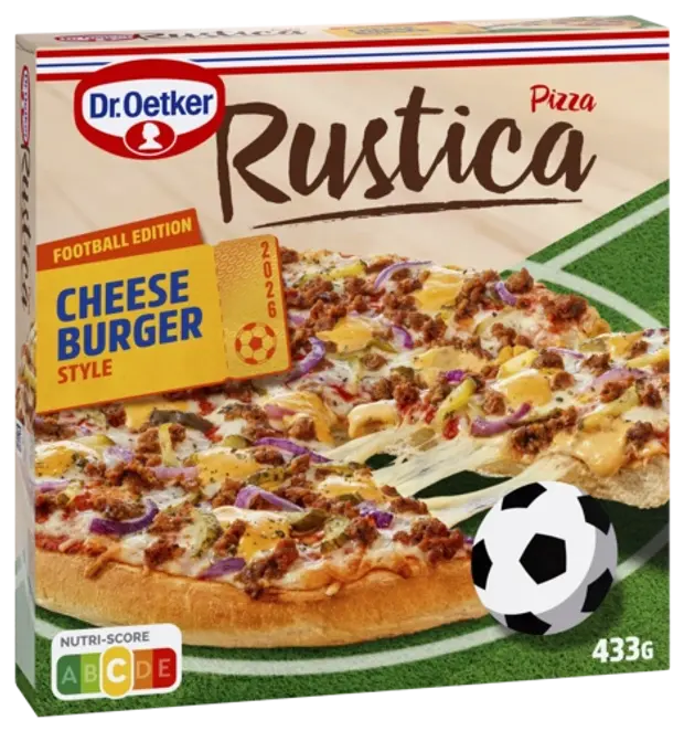 Dr. Oetker Rustica Cheese Burger Style - Limited edition