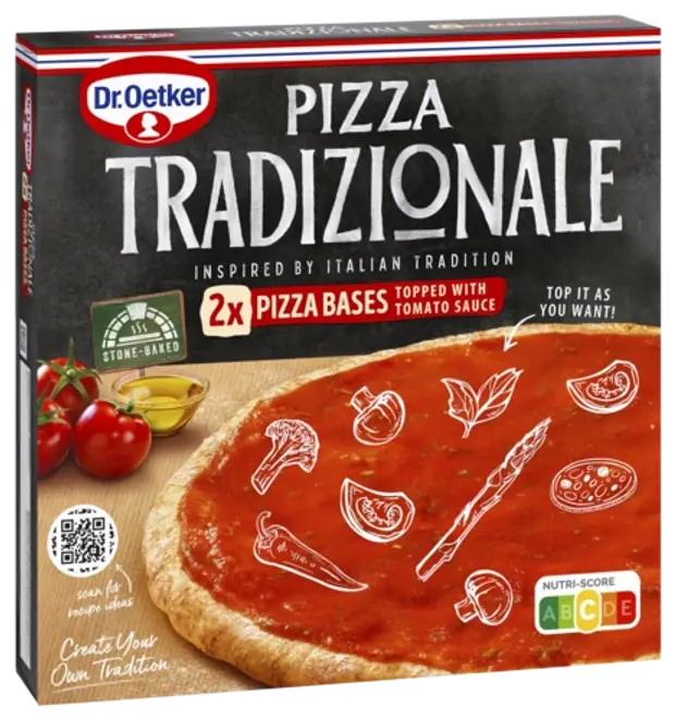 Dr. Oetker Tradizionale Pizzabotten 2-pack