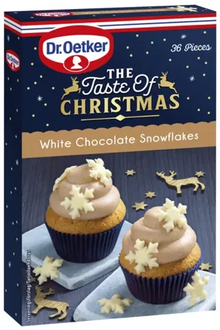 Dr. Oetker White Chocolate Snowflakes