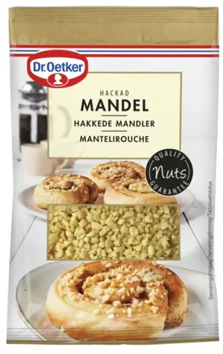Dr. Oetker Mandel skalad hackad