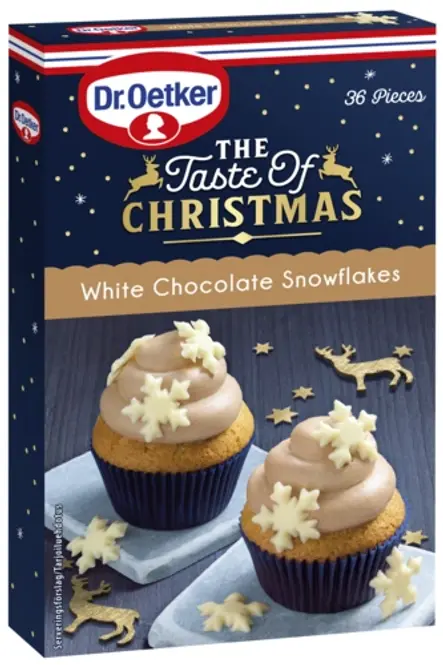 Dr. Oetker White Chocolate Snowflakes