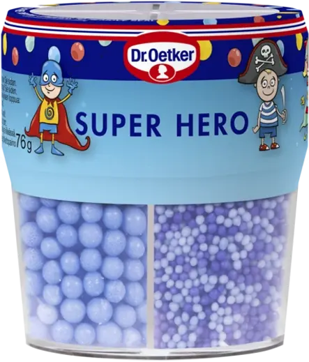 Dr. Oetker Super Hero eller annat valfritt strössel