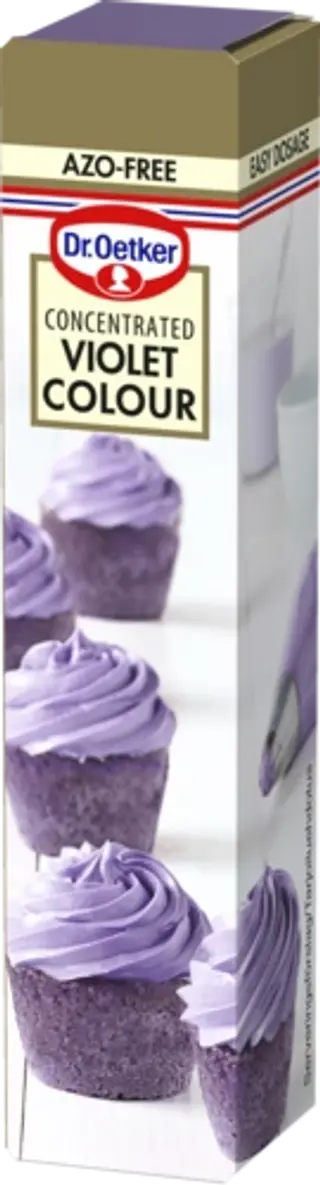 Dr. Oetker gelfärger lila
