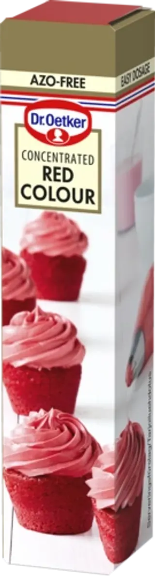Dr. Oetker gelfärger röd 