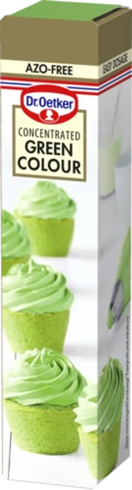 Dr. Oetker gelfärger grön