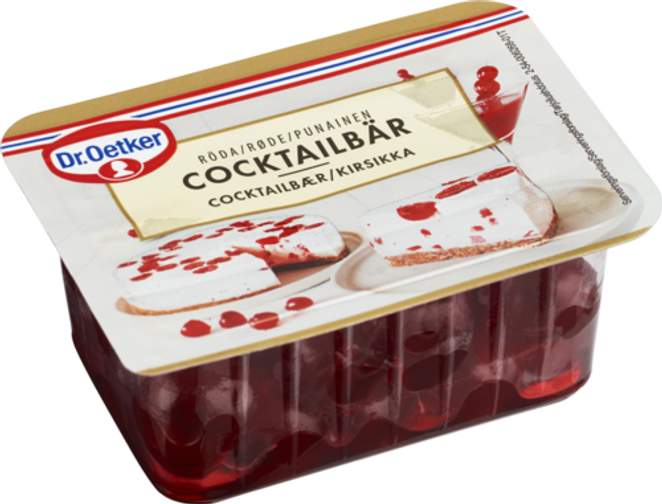 Dr. Oetker Röda cocktailbär