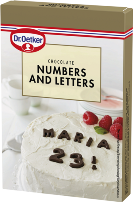 Dr. Oetker Numbers and Letters