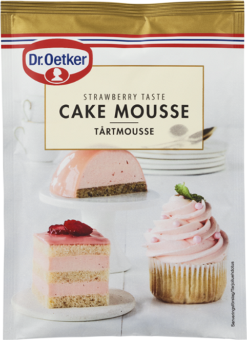 Dr. Oetker Tårtmousse jordgubbssmak