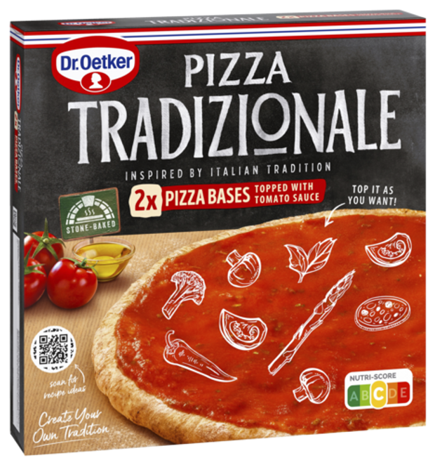 Dr. Oetker Tradizionale Pizzabotten 2-pack
