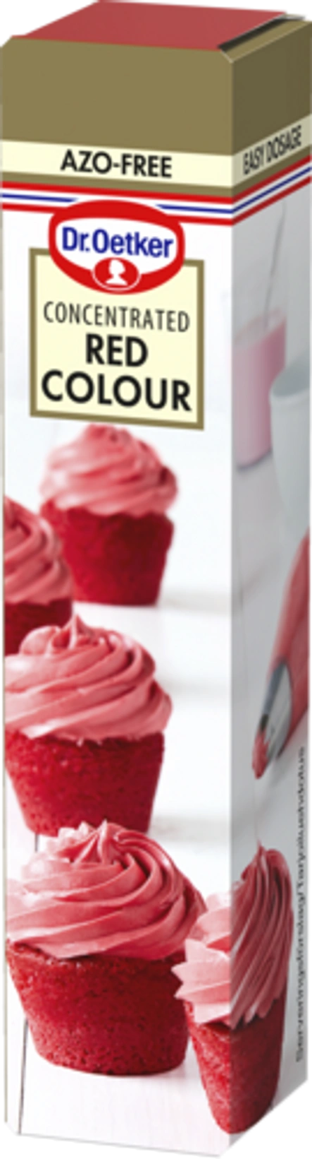 Dr. Oetker gelfärger röd 