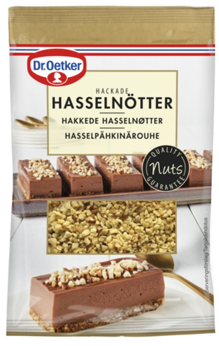 Dr. Oetker Hasselnötter hackade (1 påse)