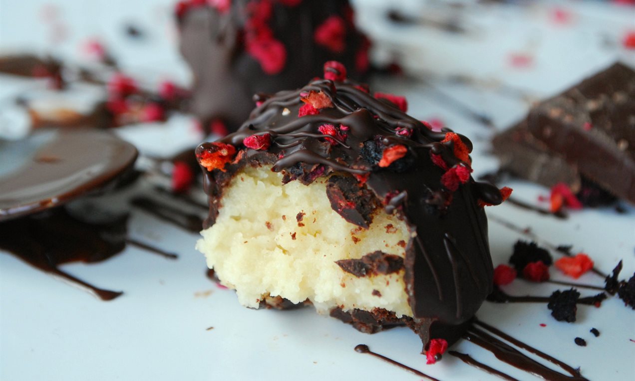 Chokladdoppade Mandelkulor