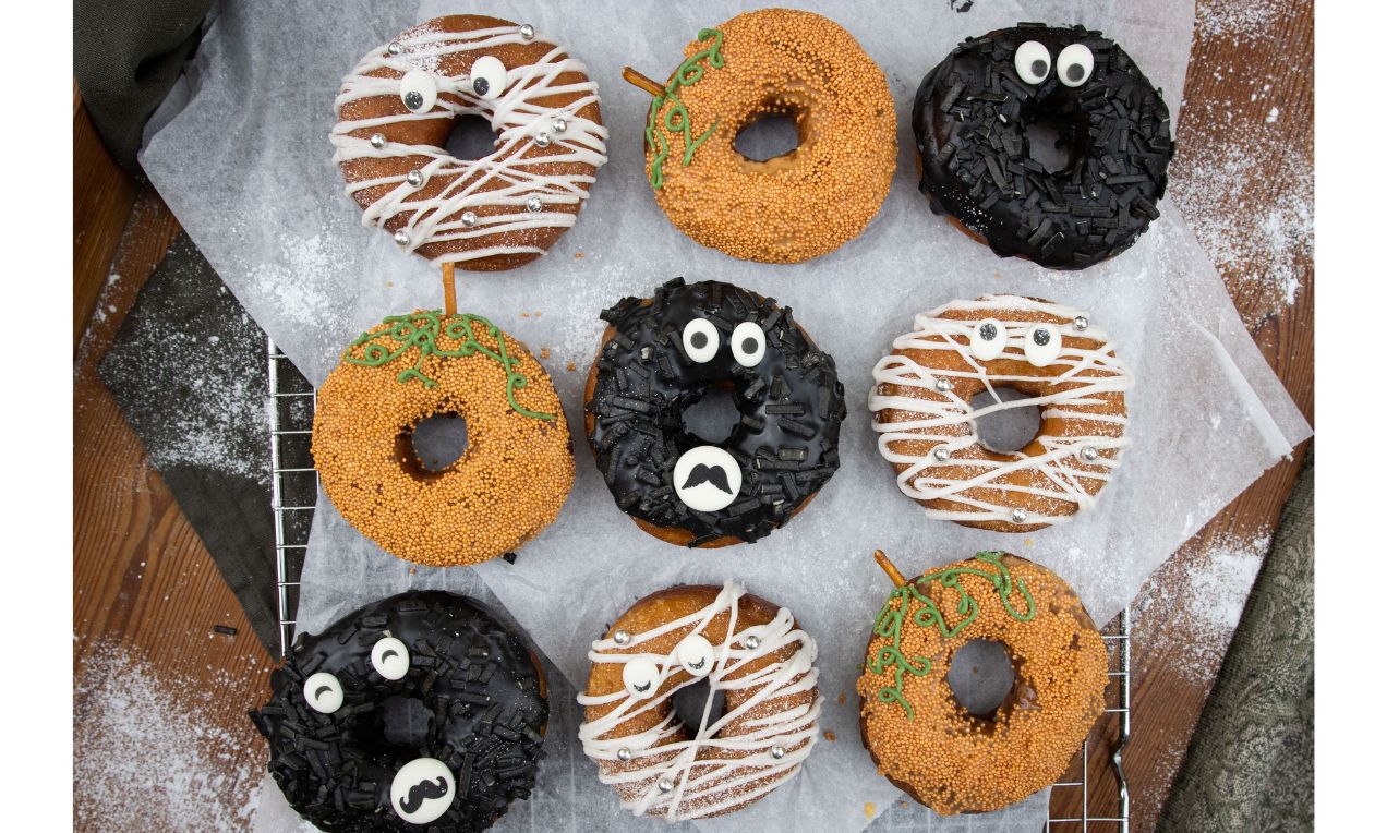 Pumpkin donuts