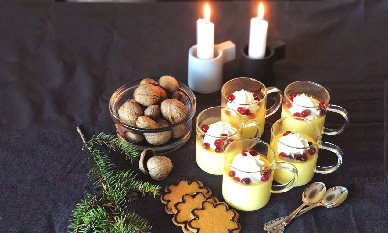 Saffranspannacotta